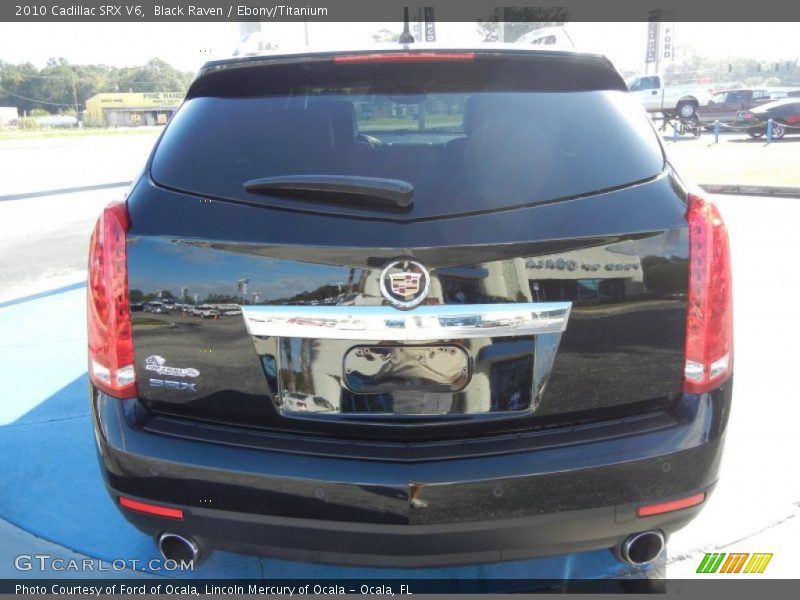 Black Raven / Ebony/Titanium 2010 Cadillac SRX V6