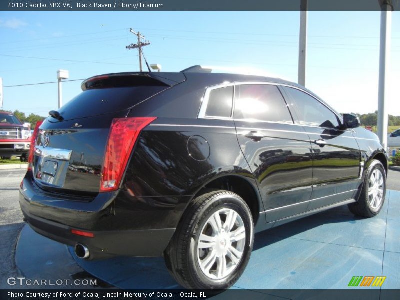 Black Raven / Ebony/Titanium 2010 Cadillac SRX V6