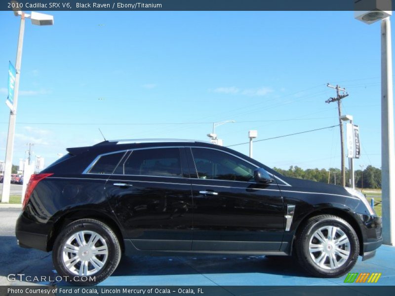 Black Raven / Ebony/Titanium 2010 Cadillac SRX V6