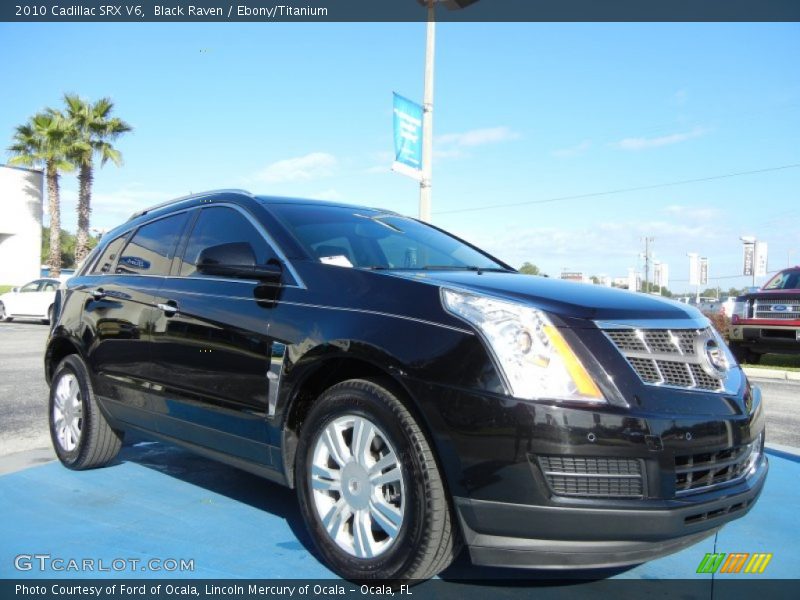 Black Raven / Ebony/Titanium 2010 Cadillac SRX V6