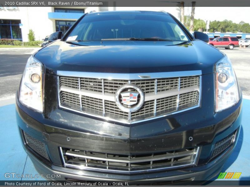 Black Raven / Ebony/Titanium 2010 Cadillac SRX V6
