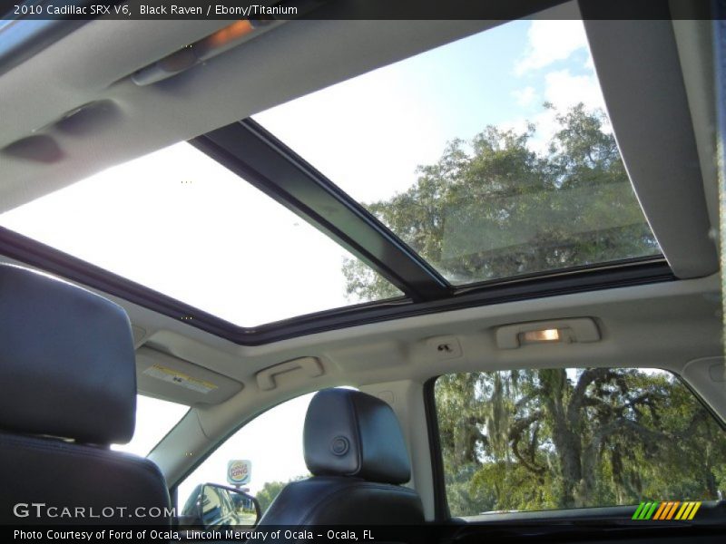 Black Raven / Ebony/Titanium 2010 Cadillac SRX V6