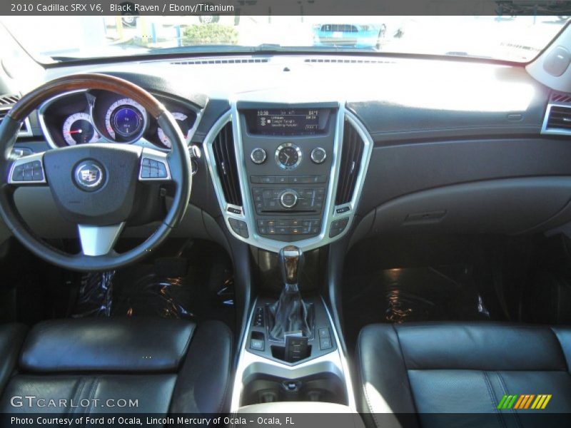 Black Raven / Ebony/Titanium 2010 Cadillac SRX V6