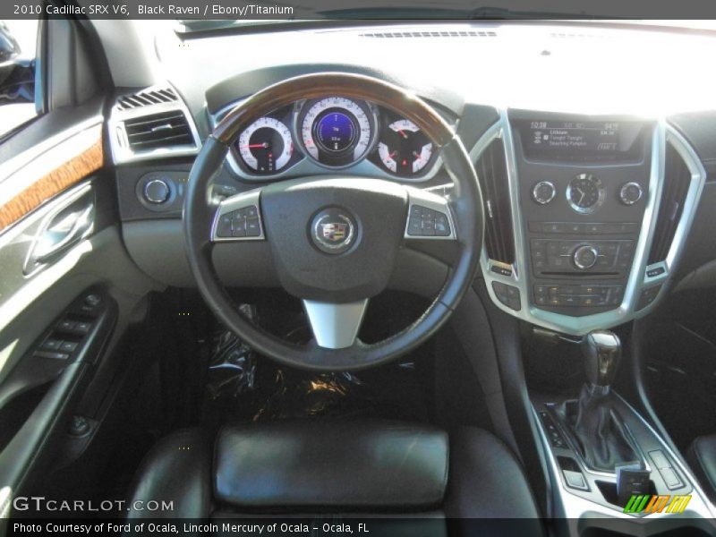 Black Raven / Ebony/Titanium 2010 Cadillac SRX V6