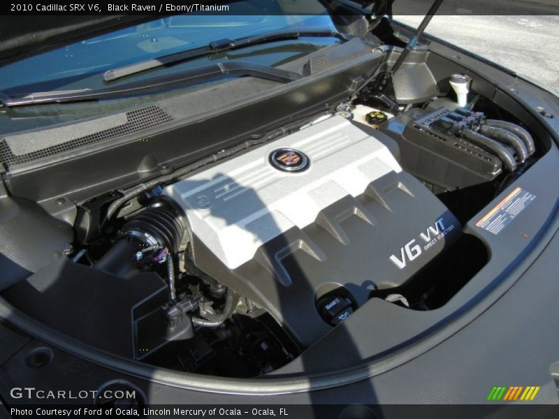 Black Raven / Ebony/Titanium 2010 Cadillac SRX V6