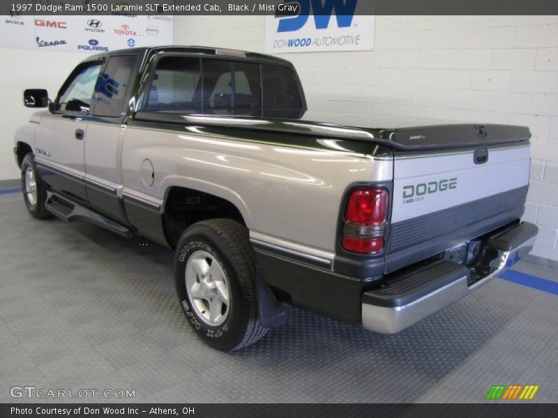 Black / Mist Gray 1997 Dodge Ram 1500 Laramie SLT Extended Cab