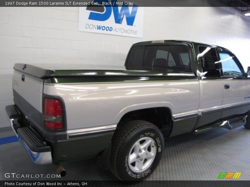 Black / Mist Gray 1997 Dodge Ram 1500 Laramie SLT Extended Cab