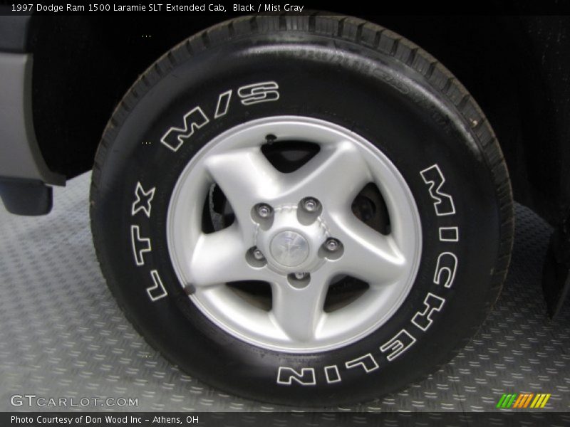 Black / Mist Gray 1997 Dodge Ram 1500 Laramie SLT Extended Cab