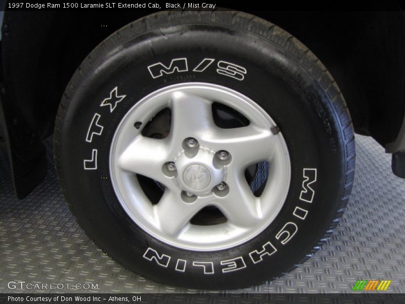 Black / Mist Gray 1997 Dodge Ram 1500 Laramie SLT Extended Cab