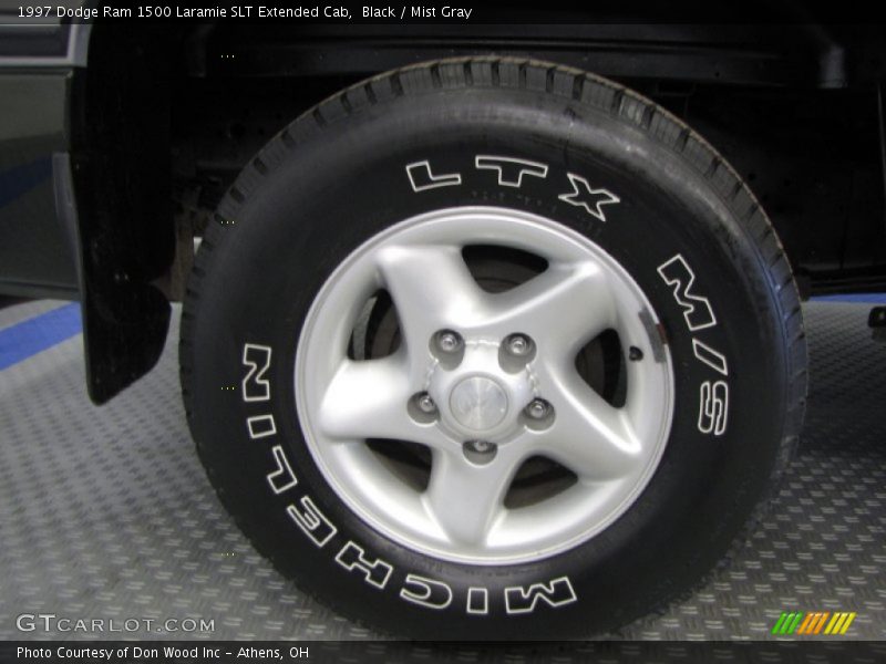 Black / Mist Gray 1997 Dodge Ram 1500 Laramie SLT Extended Cab