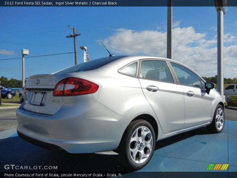  2012 Fiesta SEL Sedan Ingot Silver Metallic