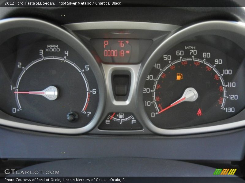  2012 Fiesta SEL Sedan SEL Sedan Gauges