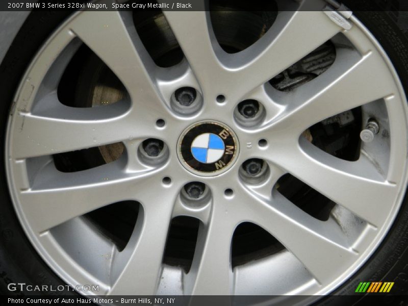 Space Gray Metallic / Black 2007 BMW 3 Series 328xi Wagon