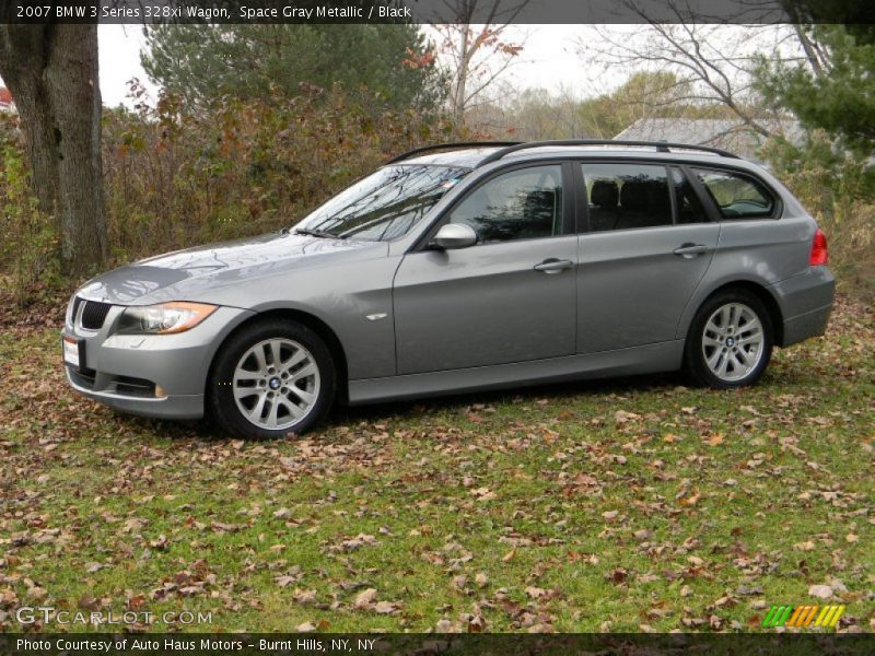 Space Gray Metallic / Black 2007 BMW 3 Series 328xi Wagon