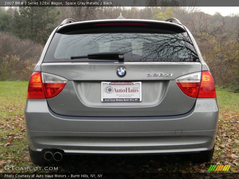 Space Gray Metallic / Black 2007 BMW 3 Series 328xi Wagon
