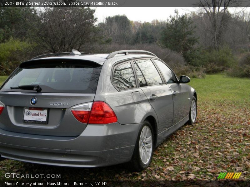 Space Gray Metallic / Black 2007 BMW 3 Series 328xi Wagon
