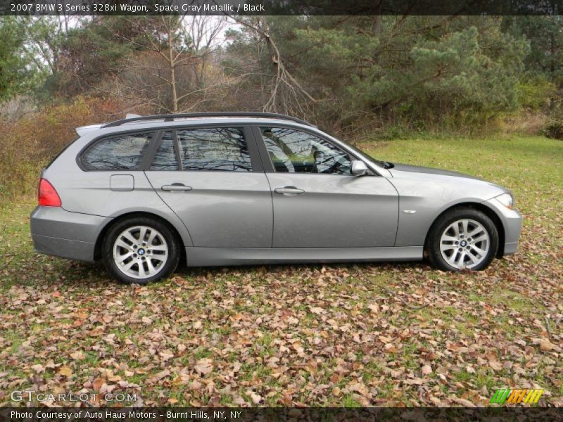 Space Gray Metallic / Black 2007 BMW 3 Series 328xi Wagon