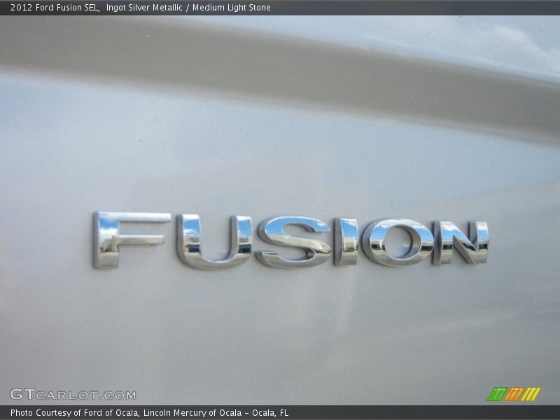 Ingot Silver Metallic / Medium Light Stone 2012 Ford Fusion SEL