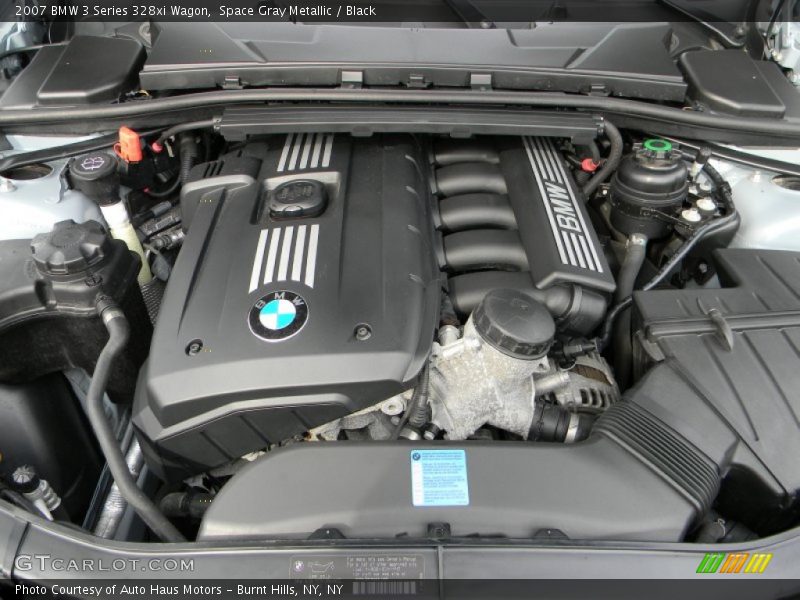 Space Gray Metallic / Black 2007 BMW 3 Series 328xi Wagon