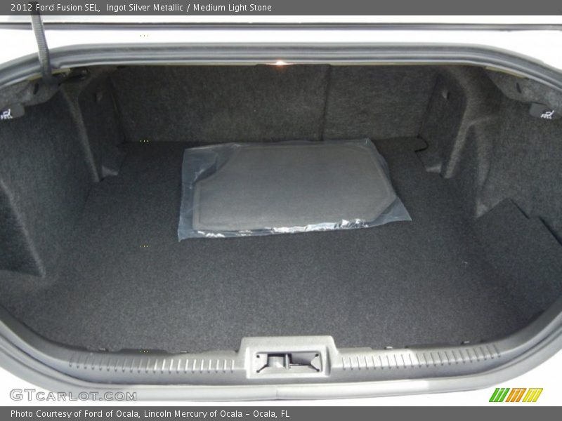 Ingot Silver Metallic / Medium Light Stone 2012 Ford Fusion SEL