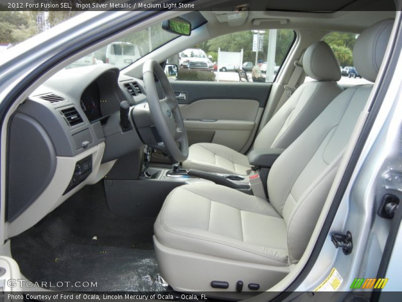 Ingot Silver Metallic / Medium Light Stone 2012 Ford Fusion SEL