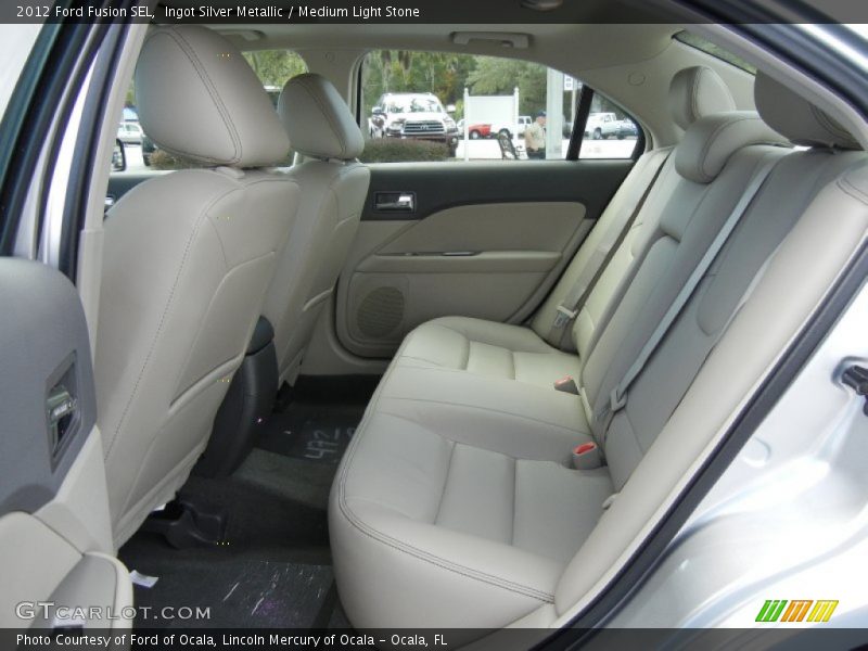 Ingot Silver Metallic / Medium Light Stone 2012 Ford Fusion SEL