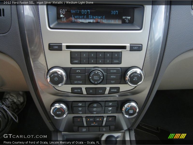 Ingot Silver Metallic / Medium Light Stone 2012 Ford Fusion SEL