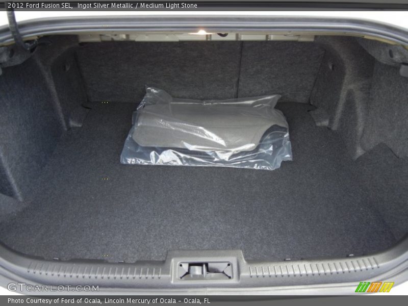 Ingot Silver Metallic / Medium Light Stone 2012 Ford Fusion SEL