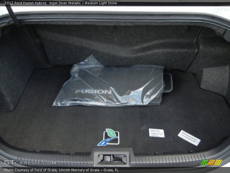  2012 Fusion Hybrid Trunk