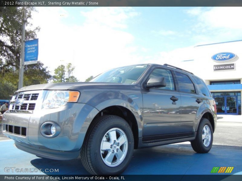 Sterling Gray Metallic / Stone 2012 Ford Escape XLT