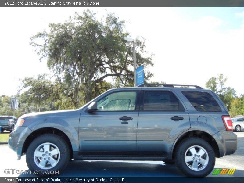 Sterling Gray Metallic / Stone 2012 Ford Escape XLT