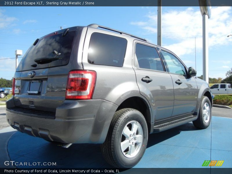 Sterling Gray Metallic / Stone 2012 Ford Escape XLT
