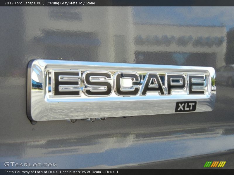 Sterling Gray Metallic / Stone 2012 Ford Escape XLT