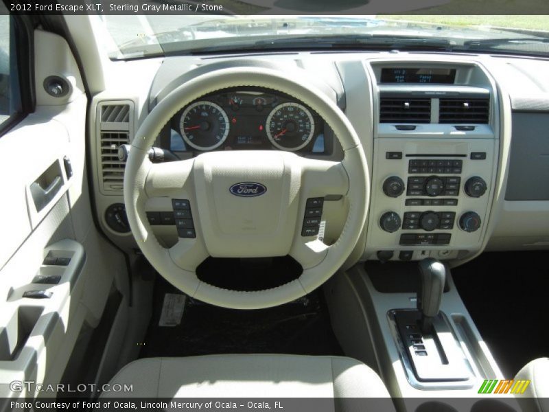 Sterling Gray Metallic / Stone 2012 Ford Escape XLT