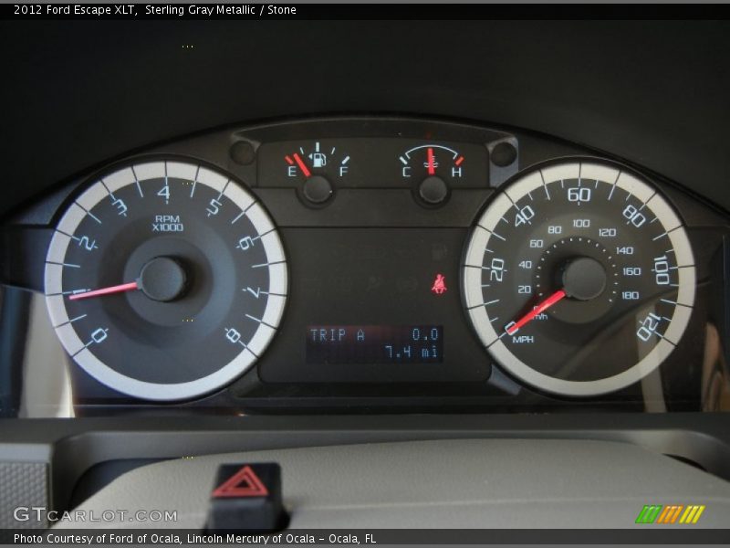 Sterling Gray Metallic / Stone 2012 Ford Escape XLT