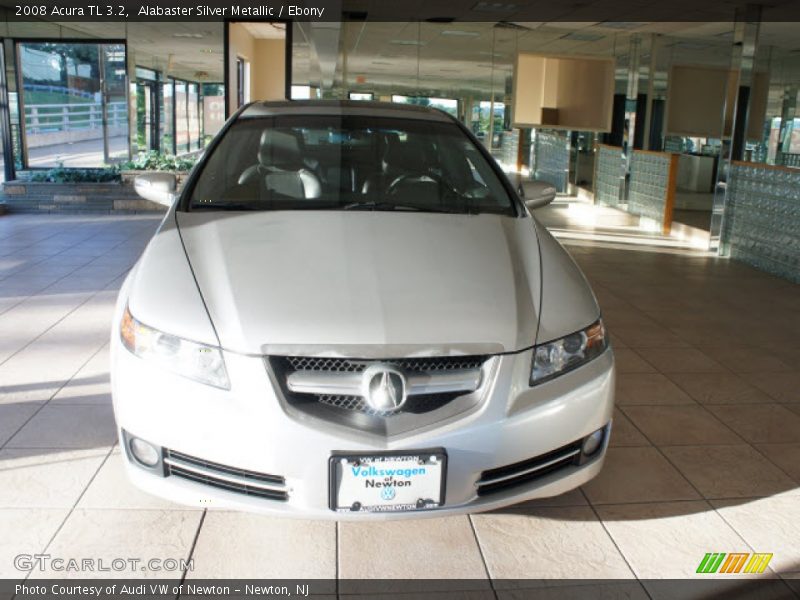 Alabaster Silver Metallic / Ebony 2008 Acura TL 3.2