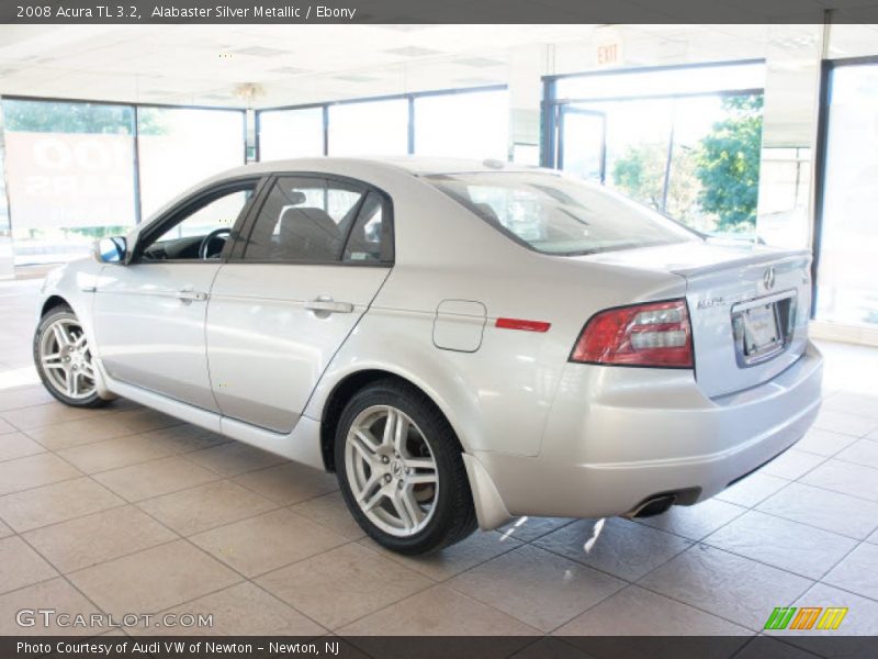 Alabaster Silver Metallic / Ebony 2008 Acura TL 3.2