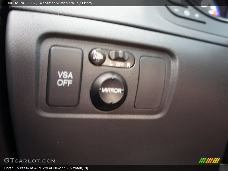 Alabaster Silver Metallic / Ebony 2008 Acura TL 3.2