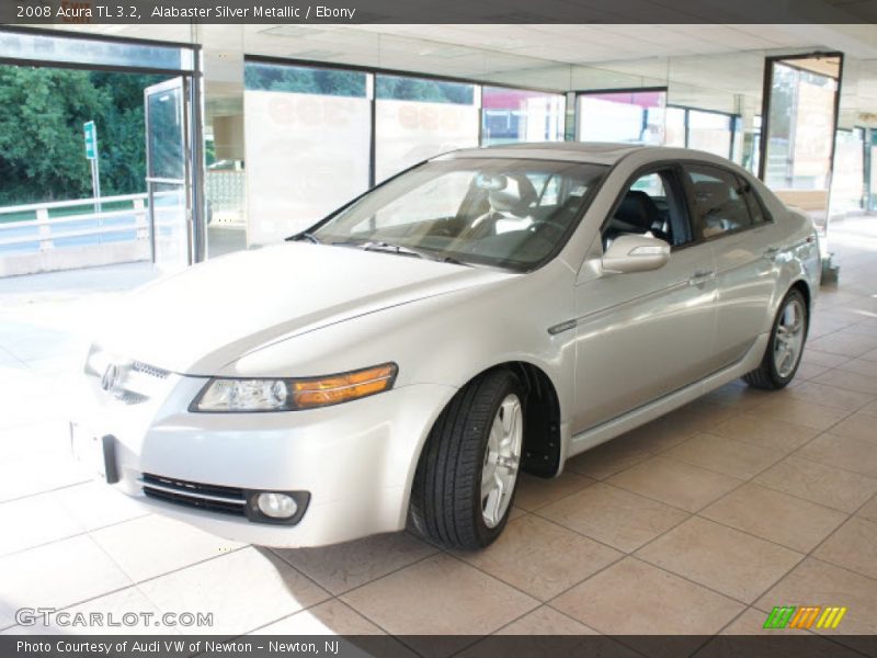 Alabaster Silver Metallic / Ebony 2008 Acura TL 3.2