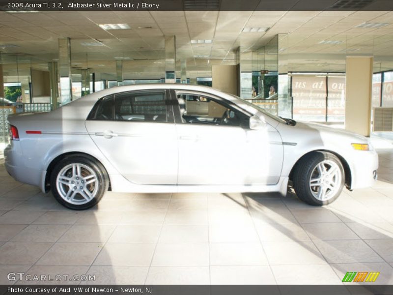 Alabaster Silver Metallic / Ebony 2008 Acura TL 3.2