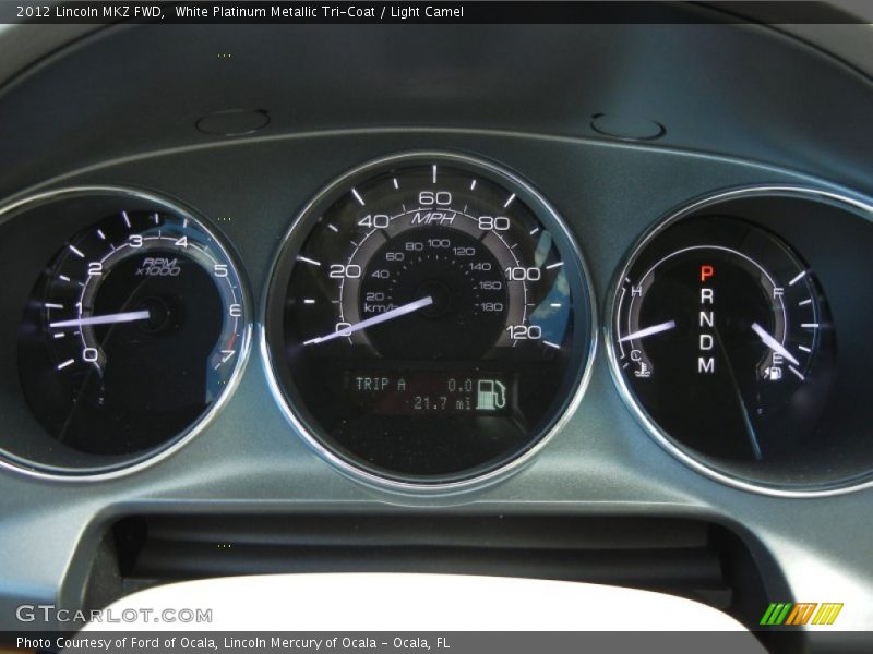  2012 MKZ FWD FWD Gauges