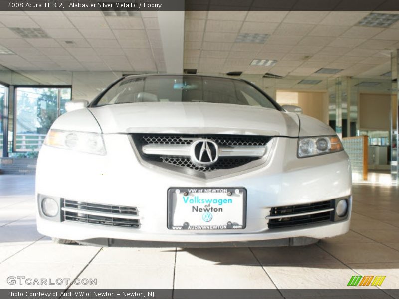 Alabaster Silver Metallic / Ebony 2008 Acura TL 3.2