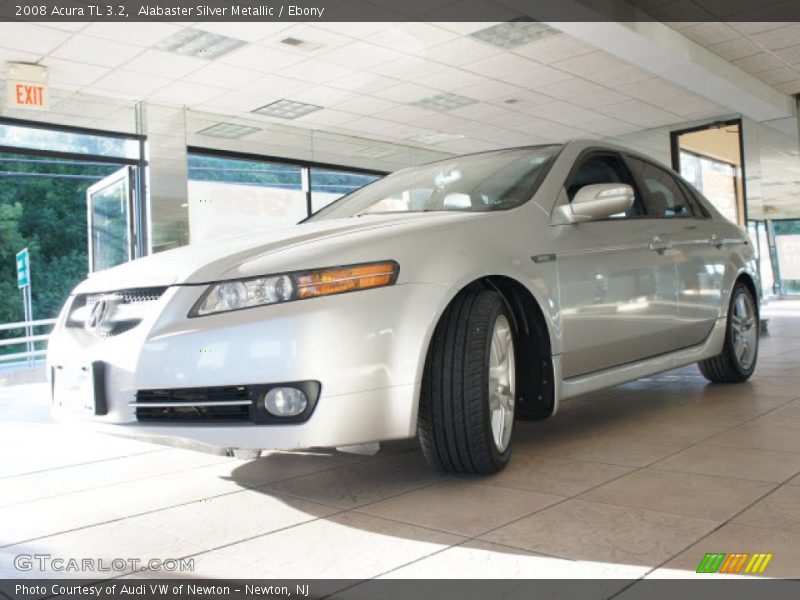 Alabaster Silver Metallic / Ebony 2008 Acura TL 3.2