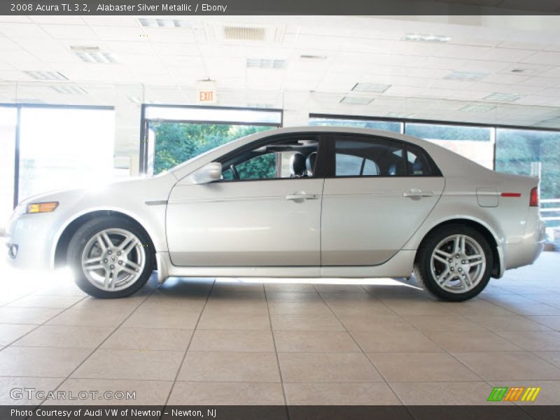 Alabaster Silver Metallic / Ebony 2008 Acura TL 3.2