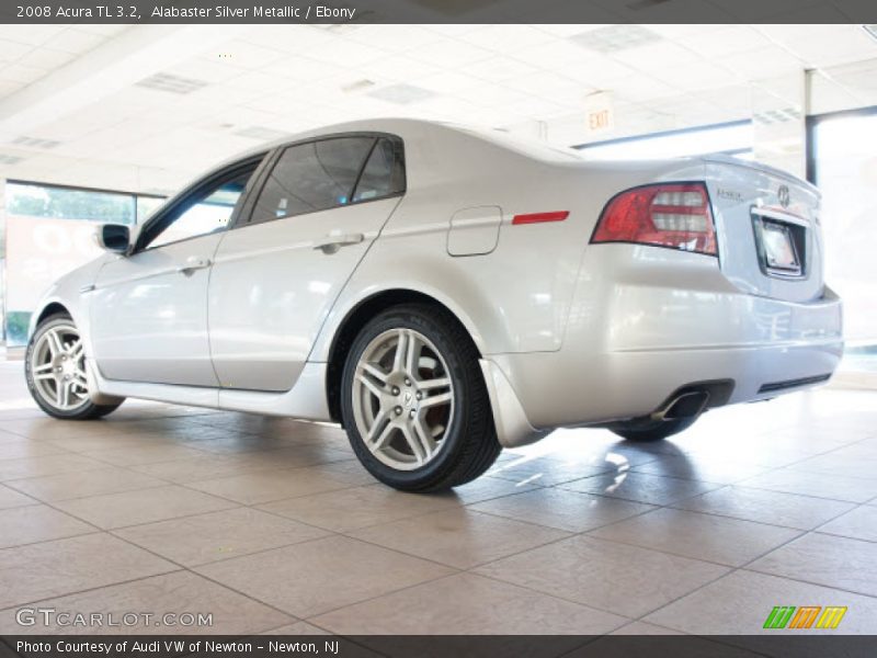 Alabaster Silver Metallic / Ebony 2008 Acura TL 3.2