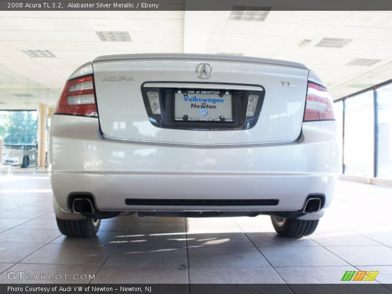 Alabaster Silver Metallic / Ebony 2008 Acura TL 3.2