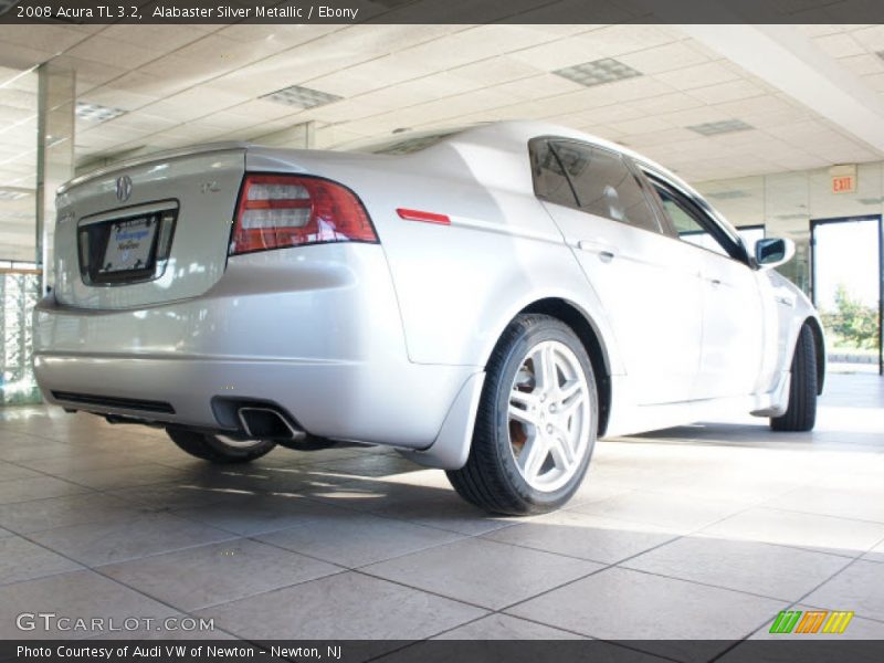 Alabaster Silver Metallic / Ebony 2008 Acura TL 3.2