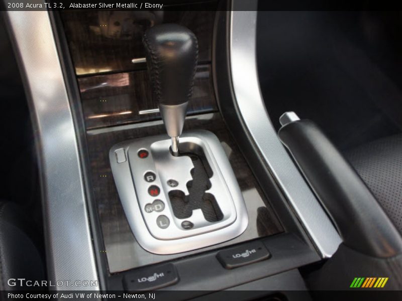 Alabaster Silver Metallic / Ebony 2008 Acura TL 3.2