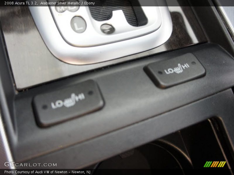 Alabaster Silver Metallic / Ebony 2008 Acura TL 3.2