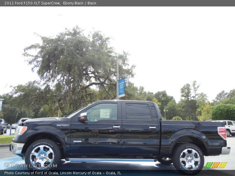 Ebony Black / Black 2011 Ford F150 XLT SuperCrew
